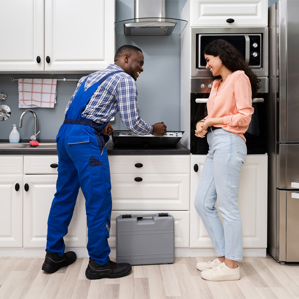 what kind of warranty do you offer on your cooktop repair services in Portola Valley California